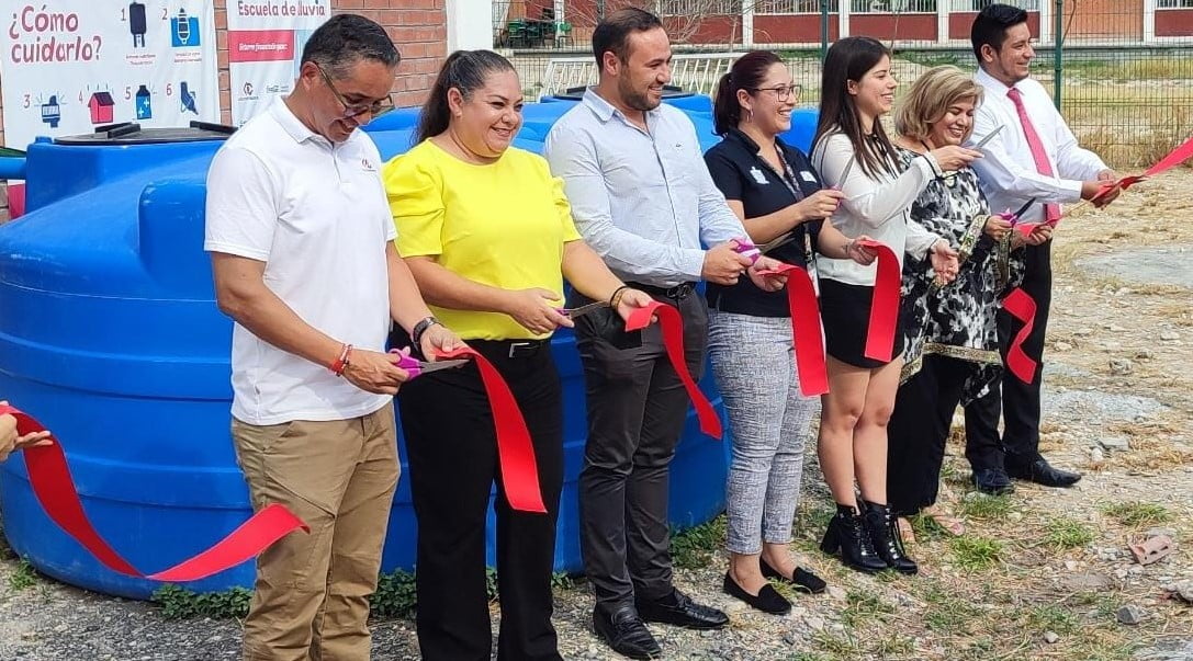 Ciénega de Flores estrena dos nuevas escuelas de lluvia Entresemana